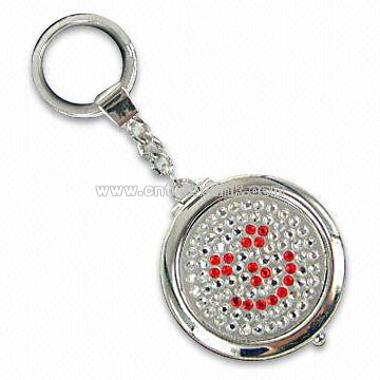 Two Side Mirror With Keychain