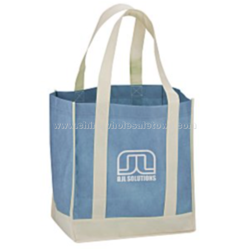 Two-Tone Shopper Tote