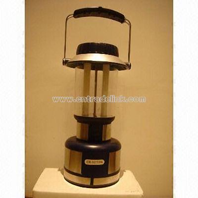 Two-in-one Rechargeable Portable Camping Lantern with Fluorescent Tube
