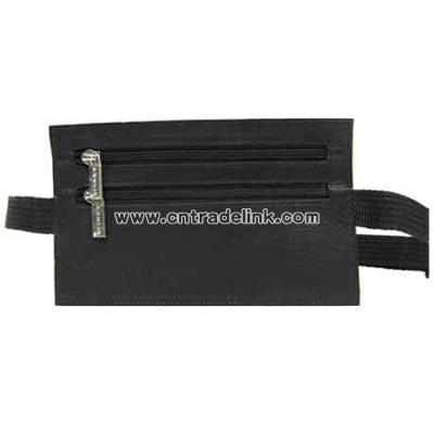 Two-zippered security wallet,