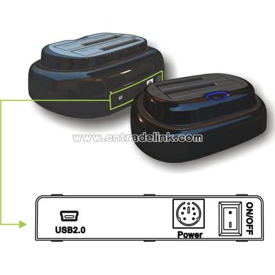 USB 2.0 To Dual SATA HDD Docking Station