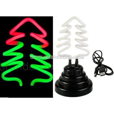 USB Christmas Tree Neon Light