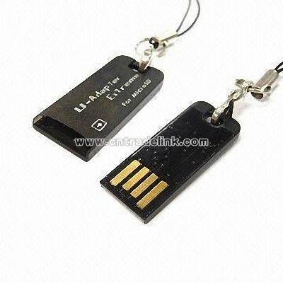 USB Drive Supports Micro SD Card Reader