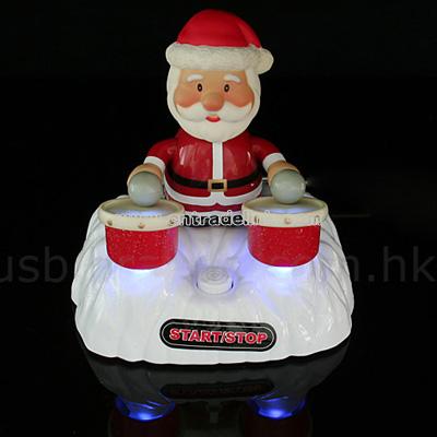 USB Drumming Santa Claus