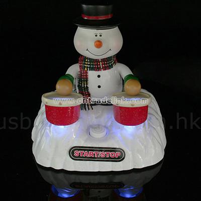 USB Drumming Snowman