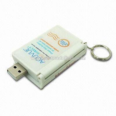 USB Electronic Brochure Webkey with LED Torch