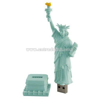 USB Flash Disk (Statue of Liberty 4GB USB Flash Drive)