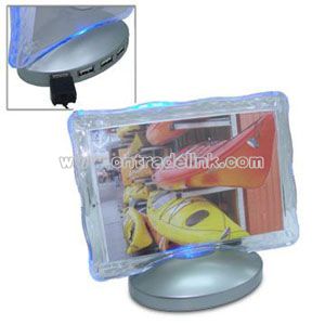 USB Hub Photo Frame with Backside Mirror