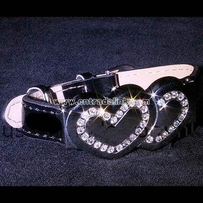 USB Jewel Heart-to-Heart Bracelet Flash Drive