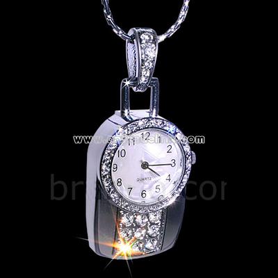 USB Jewel Watch Necklace Flash Drive