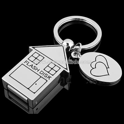 USB My Home Keychain Flash Drive