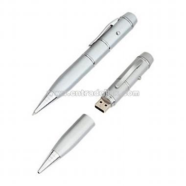 USB Pen Drive with Laser Pointer