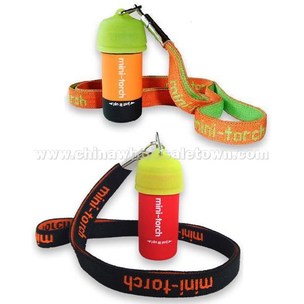 USB Rechargeable Mini Torch with Lanyard