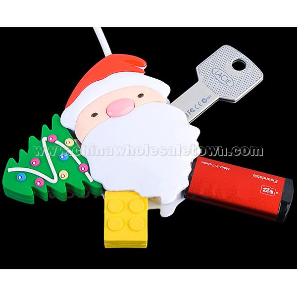 USB Santa 4-Port Hub
