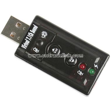 USB Sound Card with Virtual 7.1CH