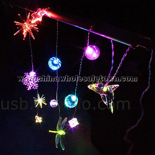 USB Xmas Decor Light (12 LED Lights)