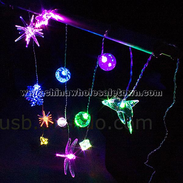 USB Xmas Decor Light (12 LED Lights)