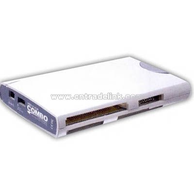 USB card reader/HUB combo