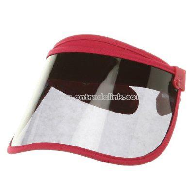 UV Cut Clip On Adjustable Visor-Fuchsia