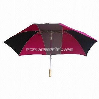 Umbrella with Double Aluminm Shafts