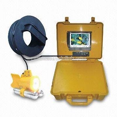 Underwater Camera with 7-inch LCD Underwater Monitor and Water-resistant Plastic Casing