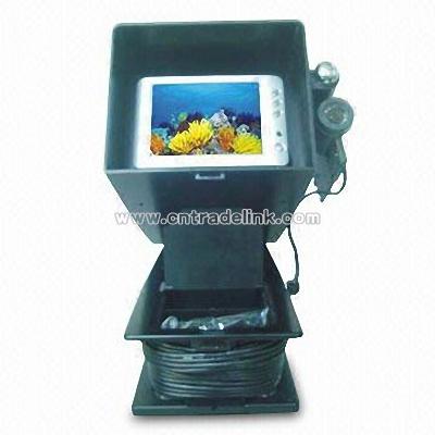 Underwater Color Camera with 5.6-inch TFT Monitor and Rechargeable Battery