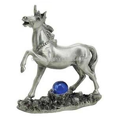 Unicorn with Glass Ball