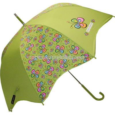 Unique and Novelty Pretty World Green Umbrella