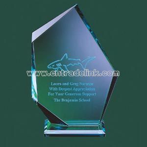 Unique peak shaped award sculpted