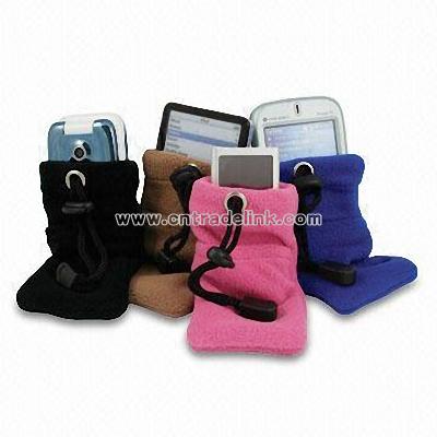 Universal Fleece Pouch for MP3 Players and Mobile Phones