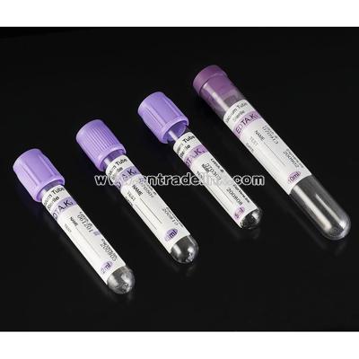 Vacuum Blood Tube (Vacuum Tube) Purple Cap