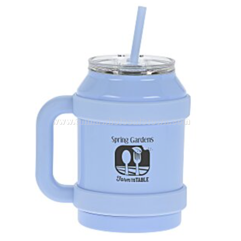 Vacuum Mug with Straw - 50 oz.