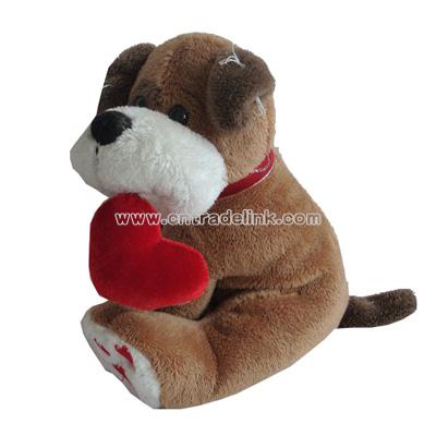 Valentine toys Stuffed Dog