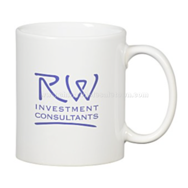 Value White Coffee Mug - 11 oz.