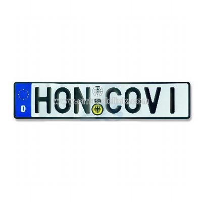 Vehicle Number Plate