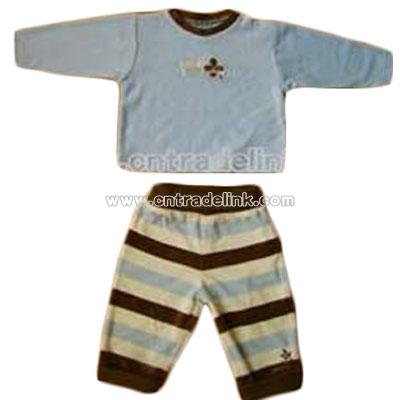 Velour Baby Pajama