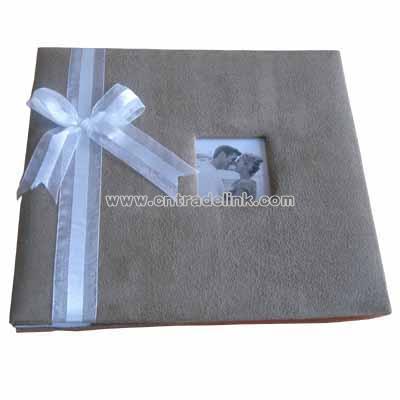 Velvet scrapbook album