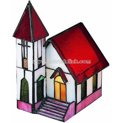 Villager Tiffany House Accent Lamp