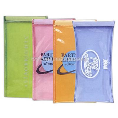 Vinyl sunglass pouch