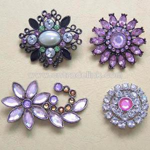 Vogue Alloy Costume Brooches