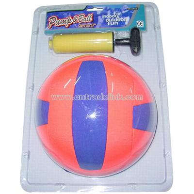 Volleyball and Pump Set