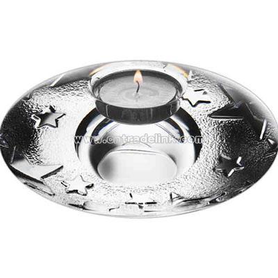 Votive holder with star design