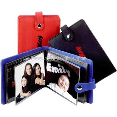 Vytex photo album with snap closure