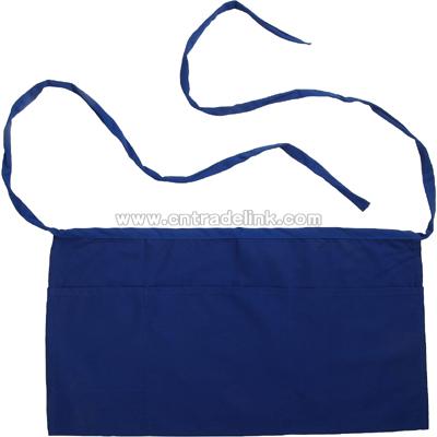 Waist apron black 65 / 35 poly / cotton twill