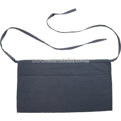 Waist apron grey 65 / 35 poly / cotton twill