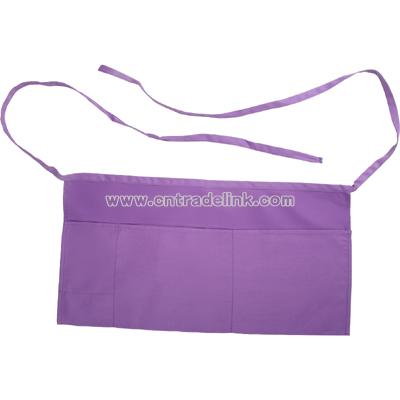 Waist apron purple 65 / 35 poly / cotton twill