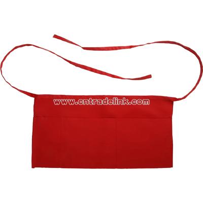 Waist apron red 65 / 35 poly / cotton twill