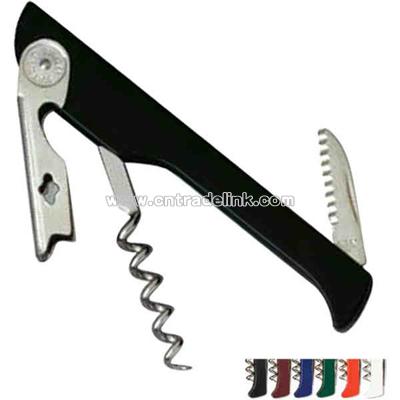 Waiter's corkscrew with ABS plastic handle