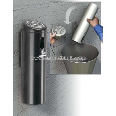 Wall-Mounted Swivel Cigarette Receptacle