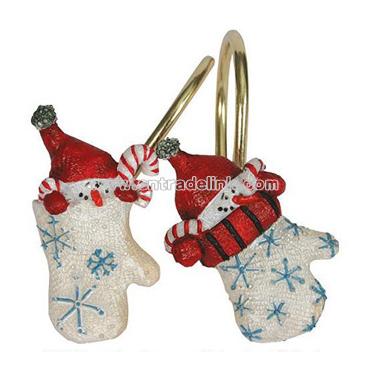 Warm Winter Wishes Shower Hooks